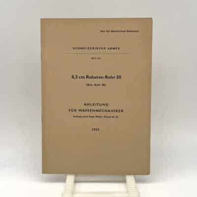 Anhang zu Reglement 8.3cm Raketen-Rohr 50