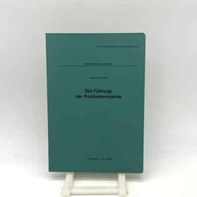 Reglement Die Führung der Füsilierkompanie