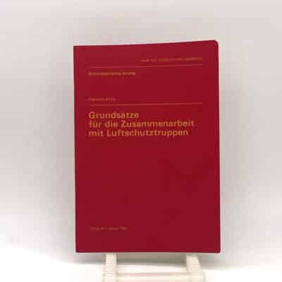 Reglement Grundsätze für die Zusammenarbeit mit Luftschutztruppen