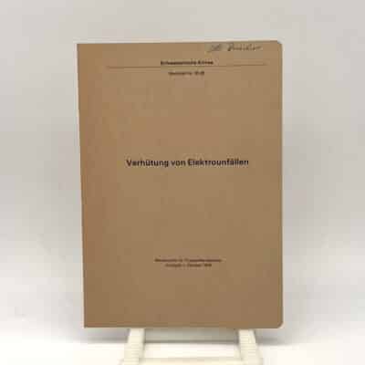 Merkblatt Verhütung von Elektrounfällen
