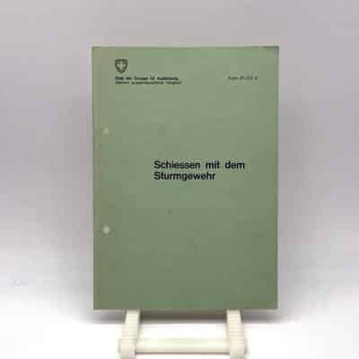 Formular Schiessen mit dem Sturmgewehr 1982