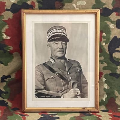 Kleines Bild General Guisan in goldfarbenem Rahmen