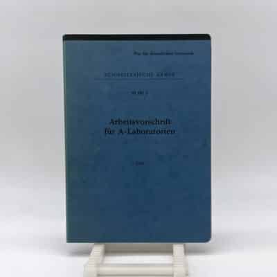 Reglement Arbeitsvorschrift für A-Laboratorien
