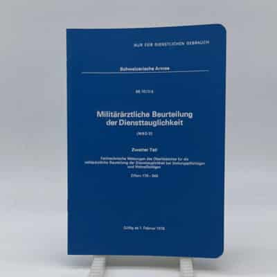 Reglement Militärärztliche Beurteilung der Diensttauglichkeit