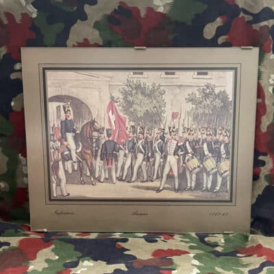 Altes Bild Infanterie Aargau 1842/48
