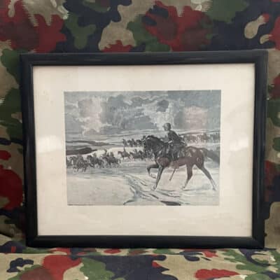 Altes Bild Kavallerie Schweizer Armee