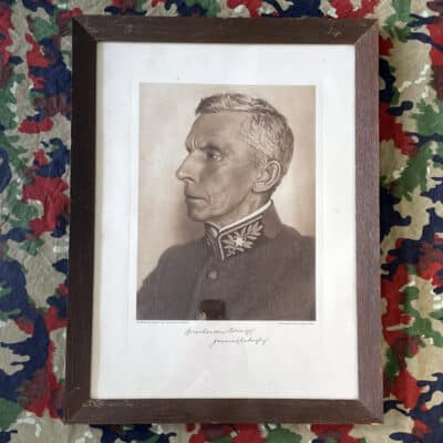 Altes Bild Theophil Sprecher von Bernegg Generalstabschef 1 WK der Schweizer Armee