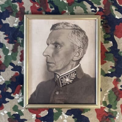 Altes Bild Theophil Sprecher von Bernegg Generalstabschef 1 WK der Schweizer Armee