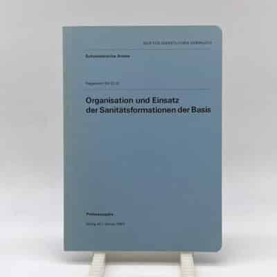 Reglement Organisation und Einsatz der Sanitätsformationen der Basis
