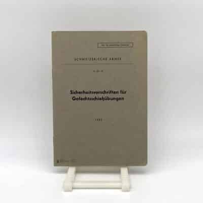 Reglement Sicherheitsvorschriften für Gefechtsschiessübungen