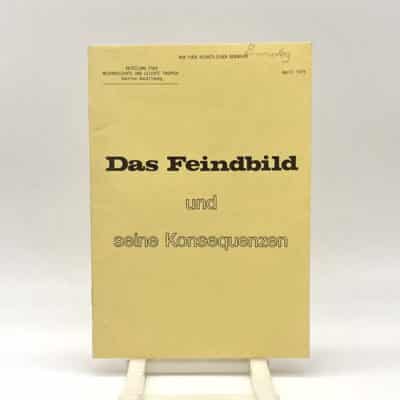 Broschur Das Feindbild und seine Konsequenzen