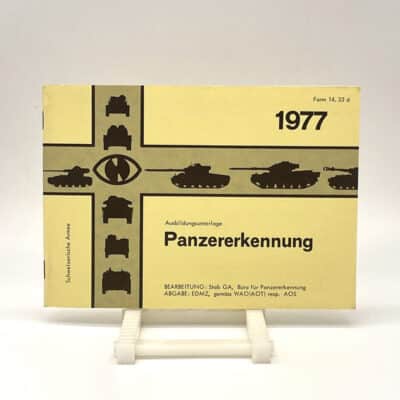 Ausbildungsunterlage Panzererkennung 1977