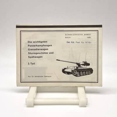 Kleines Merkblatt/Behelf Die wichtigsten Panzerkampfwagen Teil 2