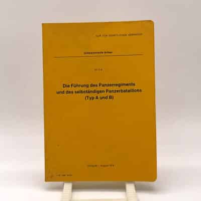 Reglement Die Führung des Panzerregiments 1976