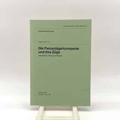 Reglement Die Panzerjägerkompanie und ihre Züge Probeausgabe