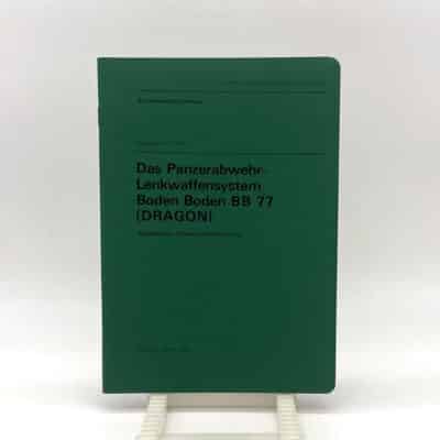 Reglement Panzerabwehrlenkwaffensystem BB 77 Dragon