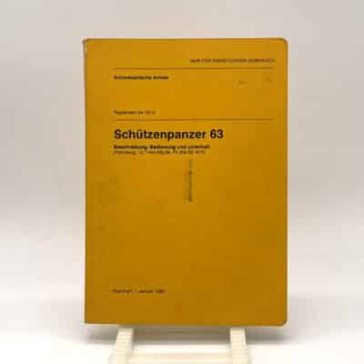 Reglement Schützenpanzer 63